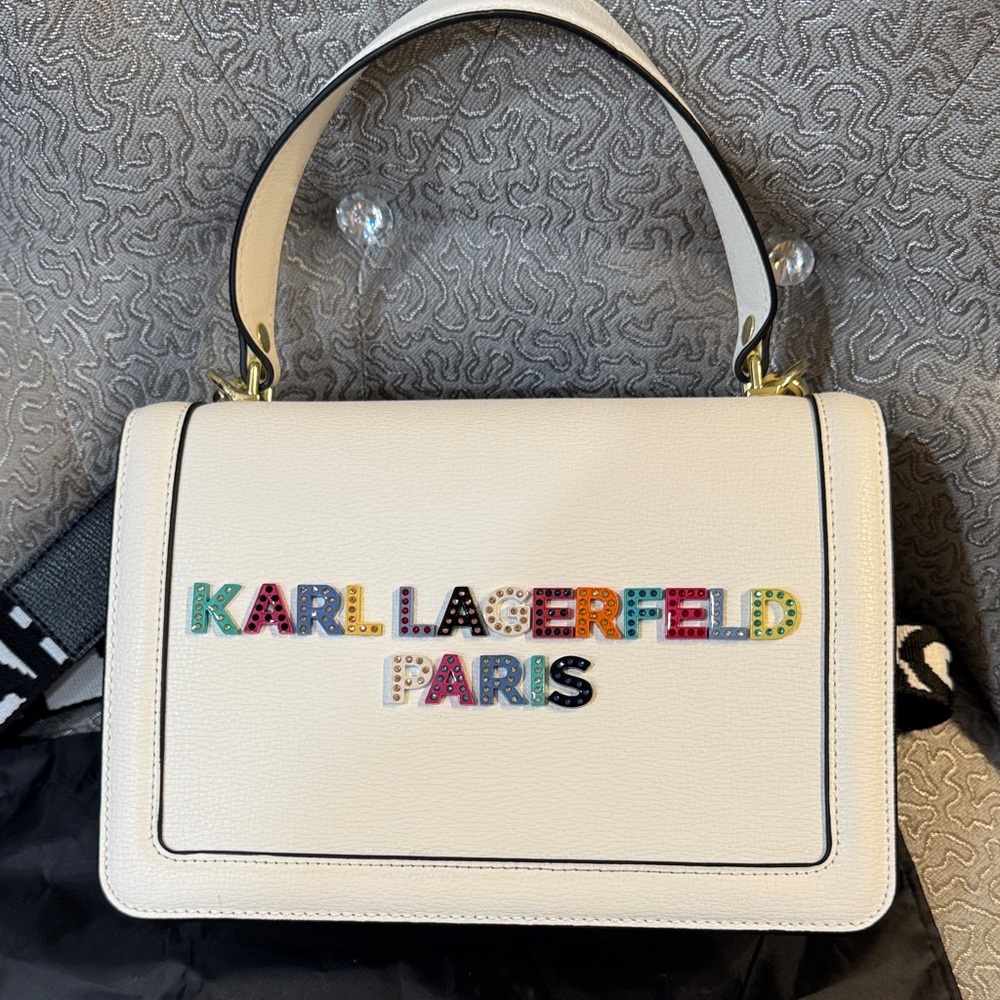Karl Lagerfeld Multicolor Logo Shoulder Bag